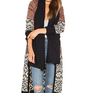 Amuse Society Multicolor Knit Cardigan